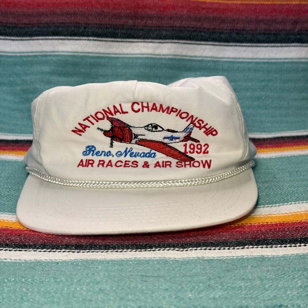 Vintage 1992 National Championship Air Races Reno Nevada Snapback Hat